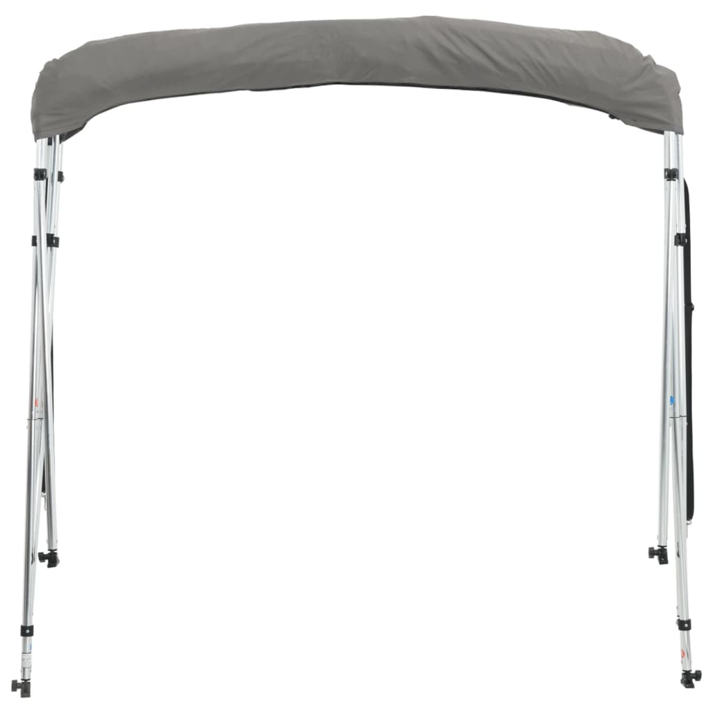 vidaXL Bimini z siatkowymi ściankami, 4 pałąki, 243x(170-182)x137 cm