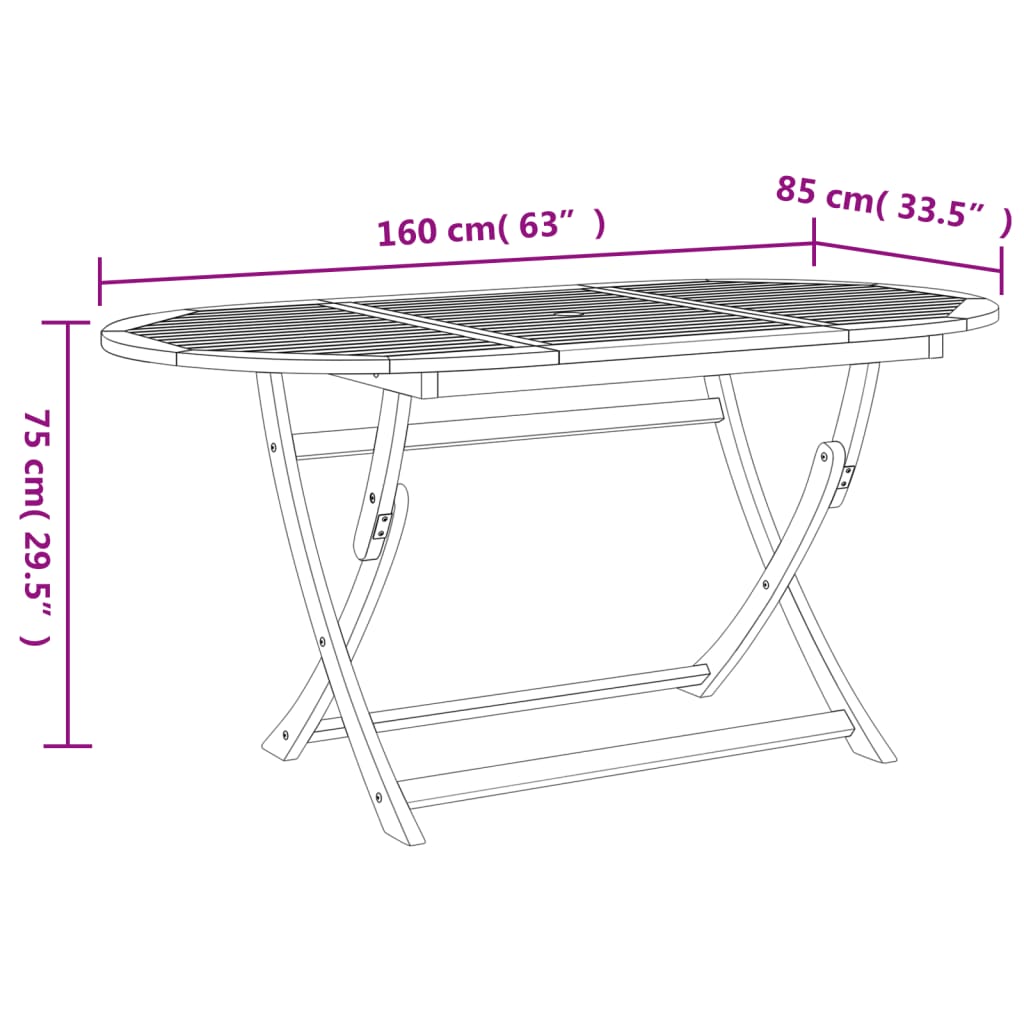 vidaXL 7-cz. zestaw mebli ogrodowych, lite drewno akacjowe