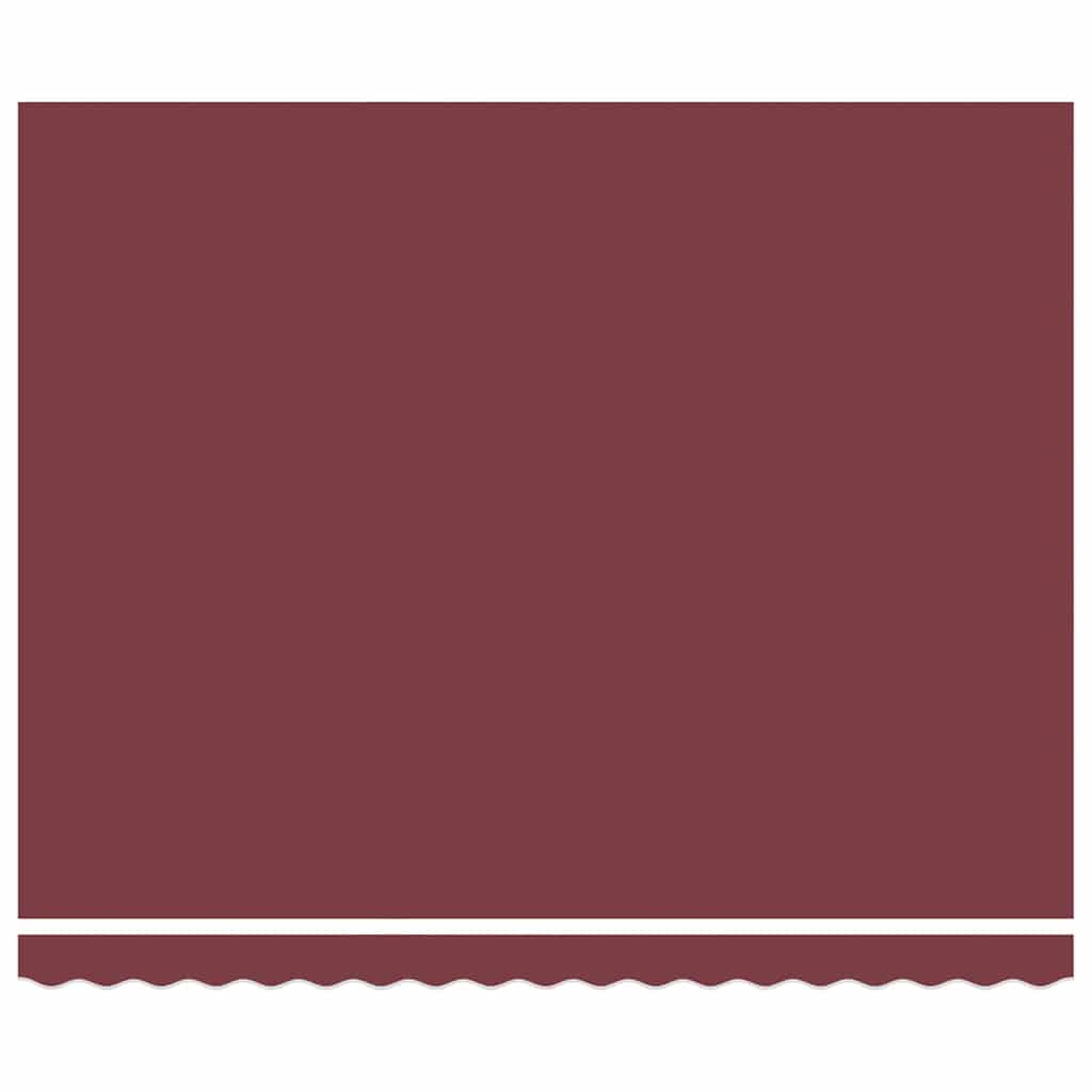 vidaXL Automatycznie zwijana markiza, burgundowa, 400x300 cm