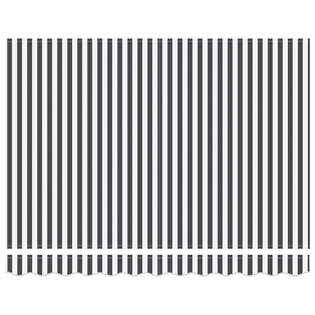 vidaXL Automatycznie zwijana markiza, antracytowo-biała, 300x250 cm