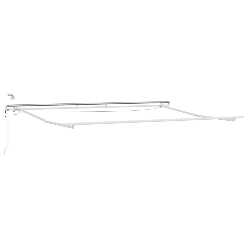 vidaXL Automatyczna markiza z LED, antracytowo-biała, 500x300 cm