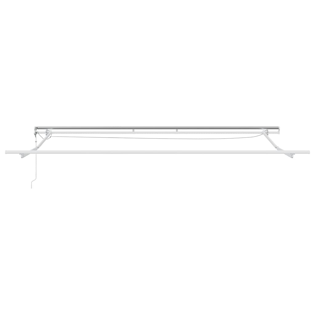 vidaXL Automatyczna markiza z LED, antracytowo-biała, 500x300 cm
