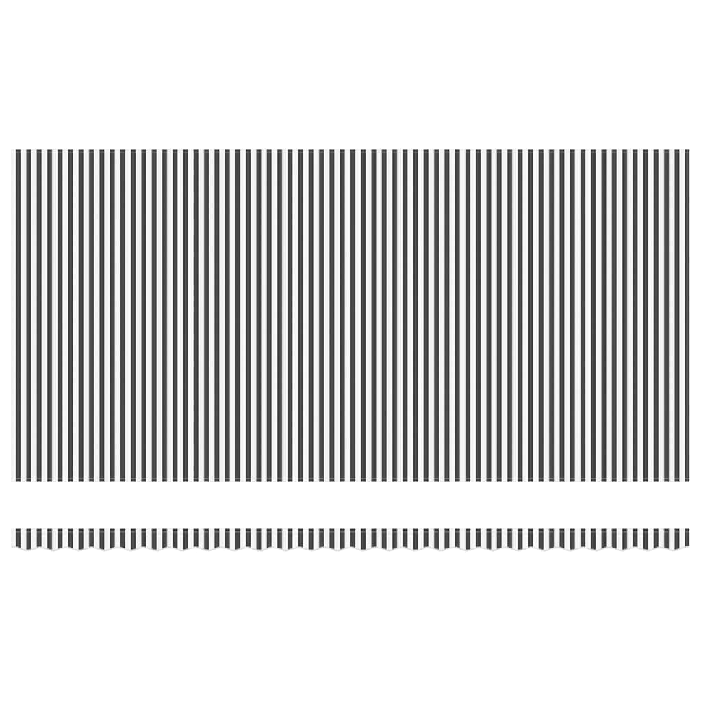 vidaXL Automatyczna markiza z LED, antracytowo-biała, 600x300 cm