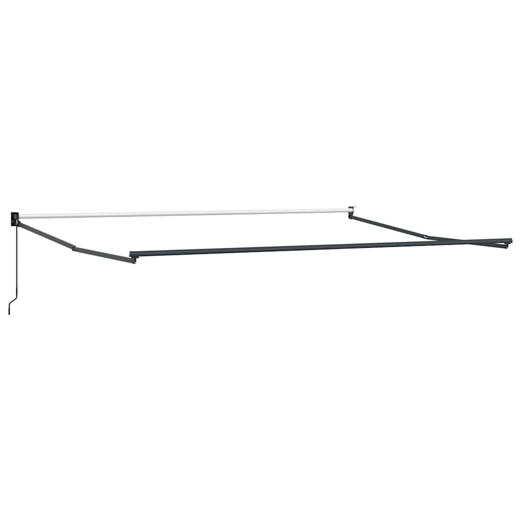 vidaXL Zwijana markiza, antracytowo-biała, 5x3 m, tkanina i aluminium