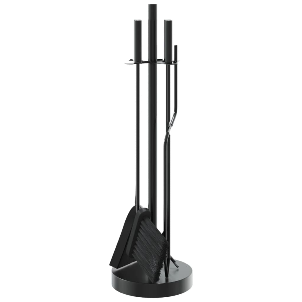 vidaXL 5-częściowy zestaw narzędzi kominkowych, stal 18 x 66 cm