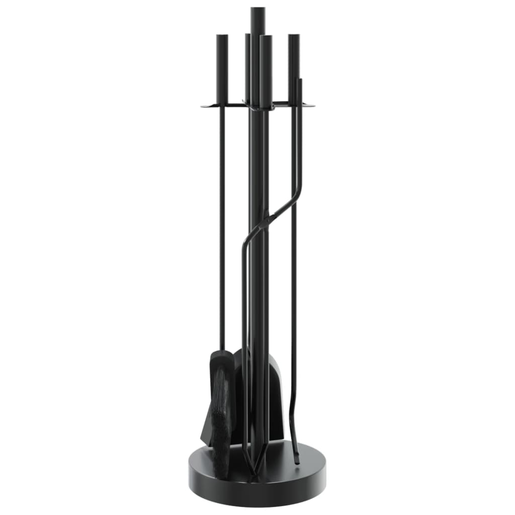 vidaXL 5-częściowy zestaw narzędzi kominkowych, stal 18 x 66 cm