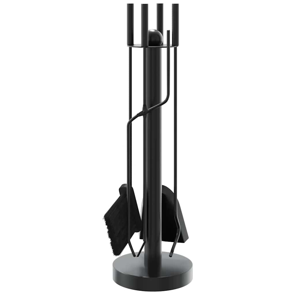 vidaXL 5-częściowy zestaw narzędzi kominkowych, stal 18 x 56 cm