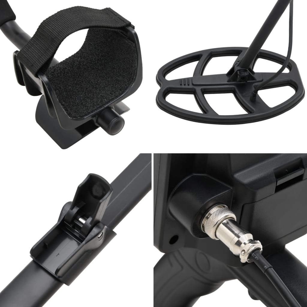vidaXL Wykrywacz metali, głębokość wyszukiwania 20 cm, wyświetlacz LCD