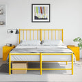 vidaXL Szafki nocne, 2 szt., musztardowe, 34,5x39x44 cm, stal