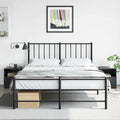 vidaXL Szafki nocne, 2 szt., czarne, 34,5x39x44 cm, stal