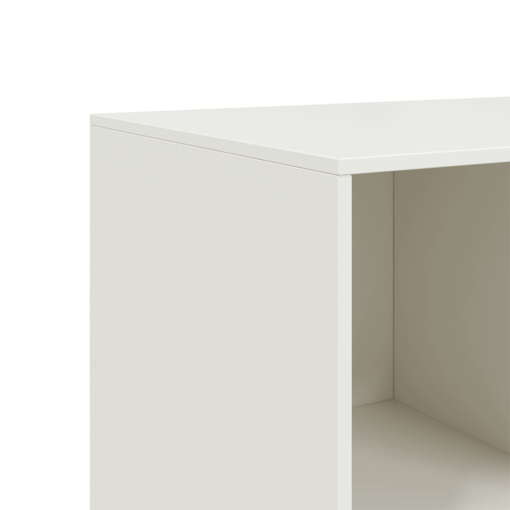 vidaXL Szafka boczna, biała, 99x39x73 cm, stal