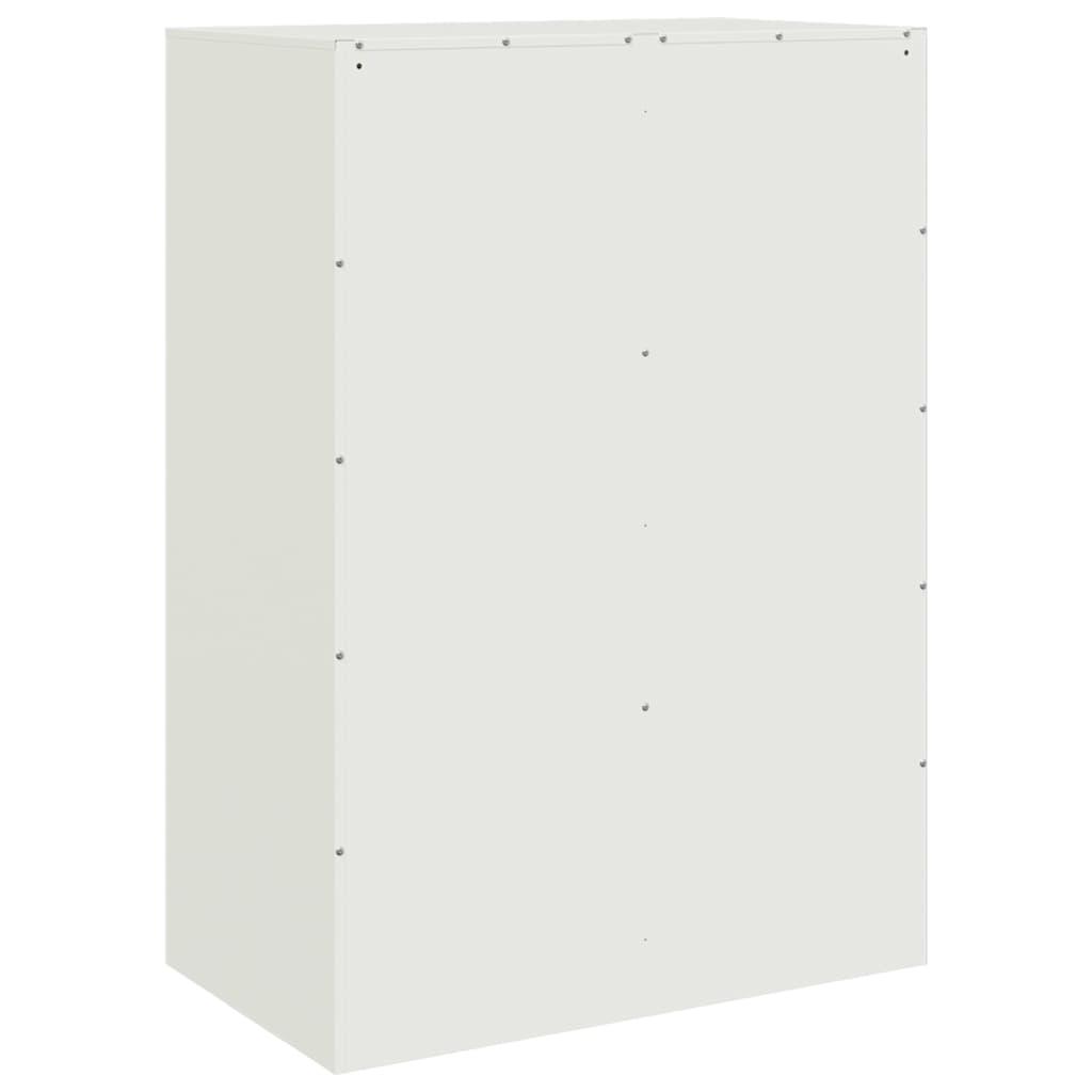 vidaXL Szafka, biała, 67x39x95 cm, stal