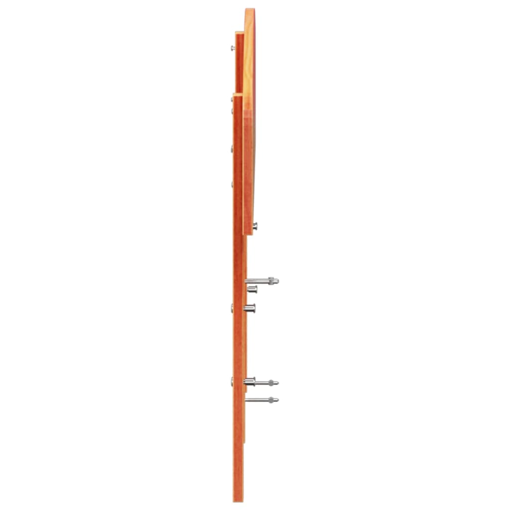 vidaXL Wezgłowie do łóżka, woskowy brąz, 200 cm, lite drewno sosnowe