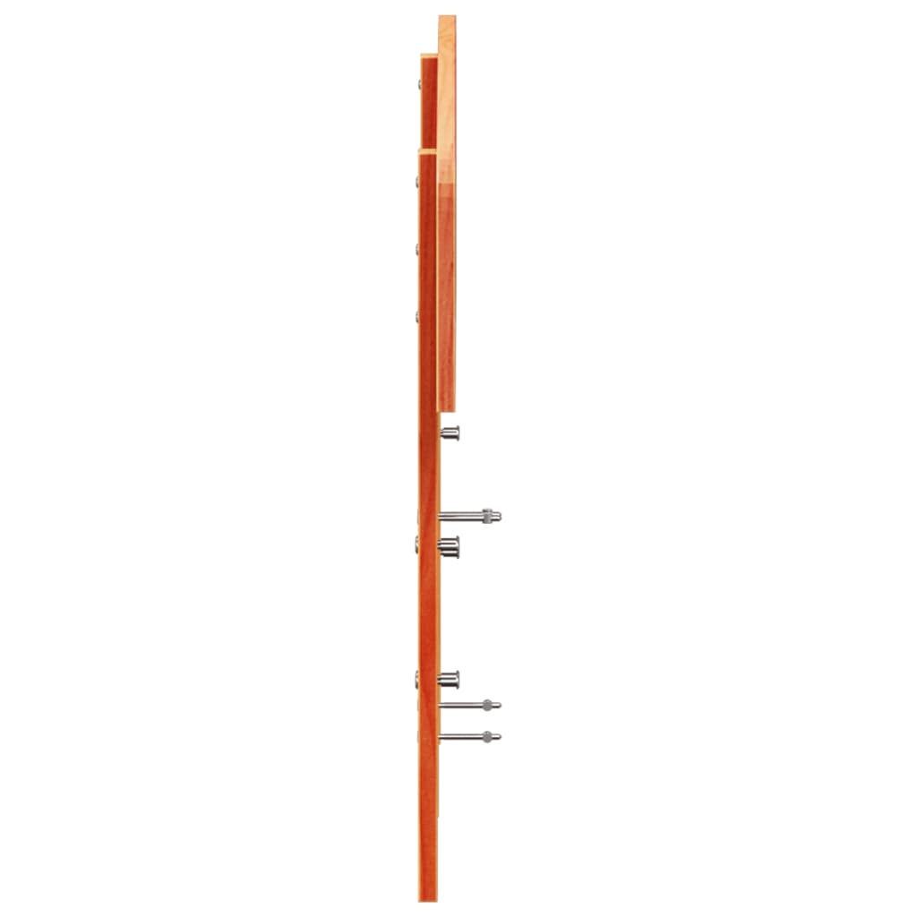 vidaXL Wezgłowie do łóżka, woskowy brąz, 150 cm, lite drewno sosnowe