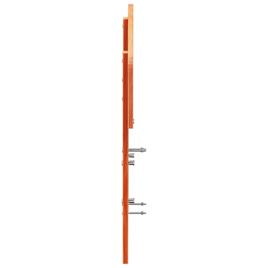 vidaXL Wezgłowie do łóżka, woskowy brąz, 135 cm, lite drewno sosnowe