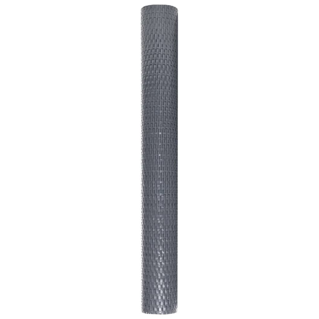 vidaXL Parawan balkonowy, antracytowy, 300x90 cm, polirattan