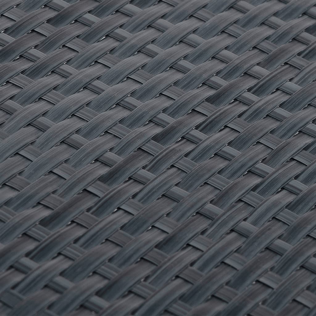 vidaXL Parawan balkonowy, antracytowy, 300x100 cm, polirattan