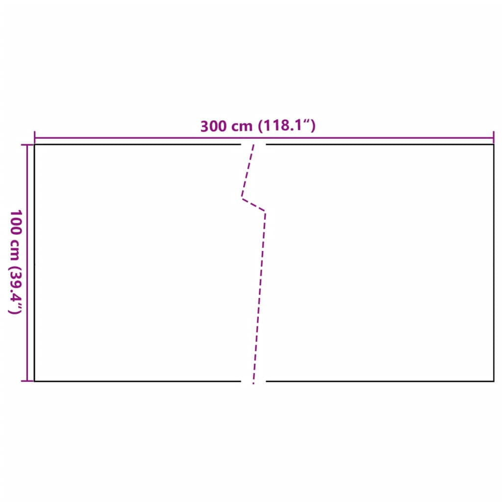 vidaXL Parawan balkonowy, antracytowy, 300x100 cm, polirattan