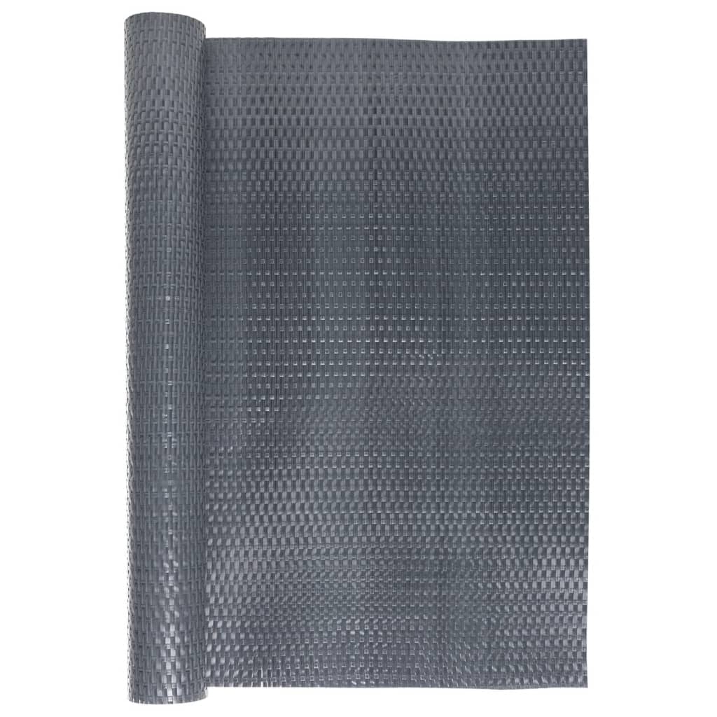 vidaXL Parawan balkonowy, antracytowy, 400x80 cm, polirattan