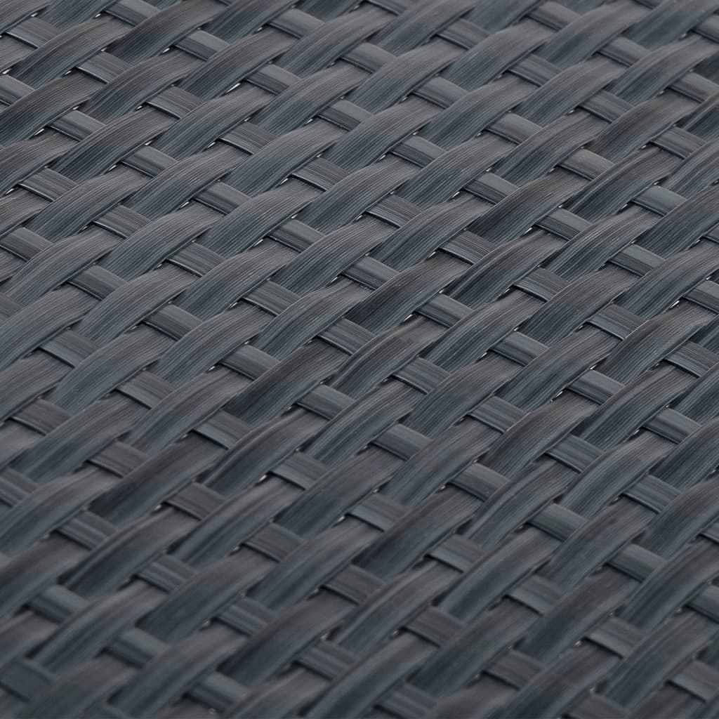 vidaXL Parawan balkonowy, antracytowy, 400x100 cm, polirattan
