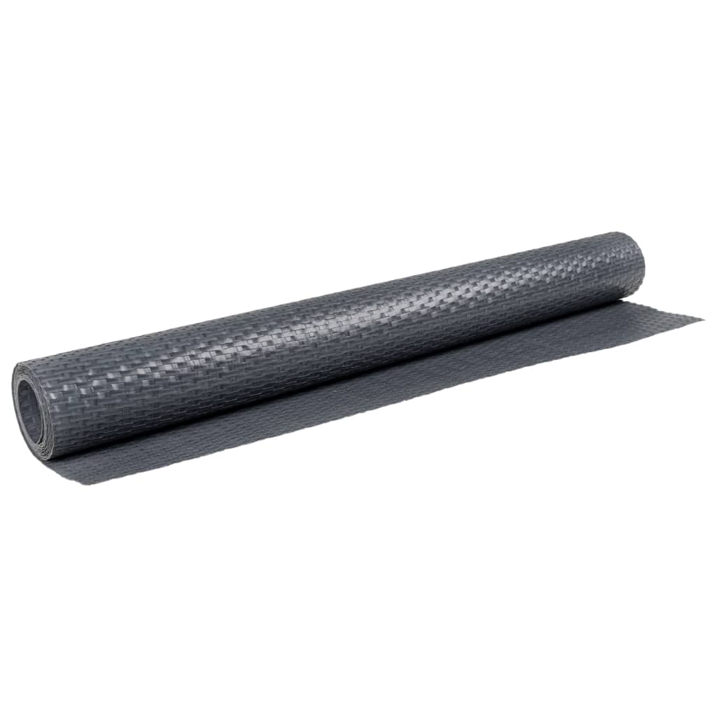 vidaXL Parawan balkonowy, antracytowy, 500x100 cm, polirattan