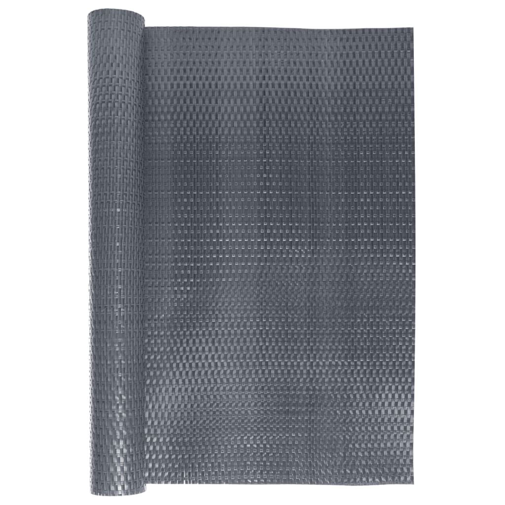 vidaXL Parawan balkonowy, antracytowy, 1000x80 cm, polirattan