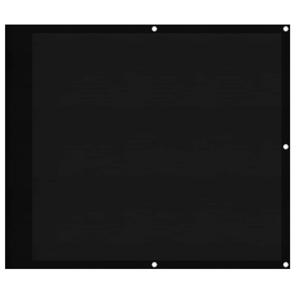 vidaXL Parawan balkonowy, jasnoszary, 75x300 cm, 100% poliester Oxford