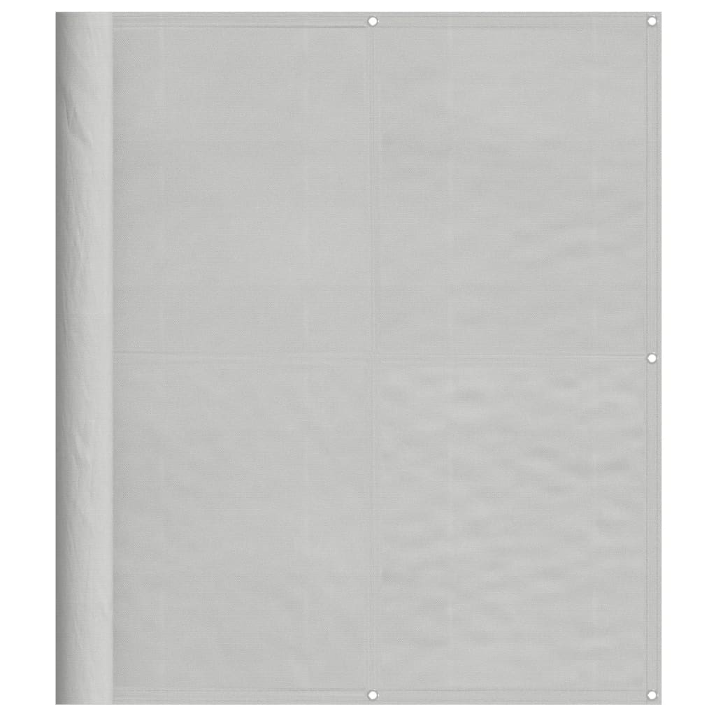 vidaXL Parawan balkonowy, jasnoszary, 120x300cm, 100% poliester Oxford