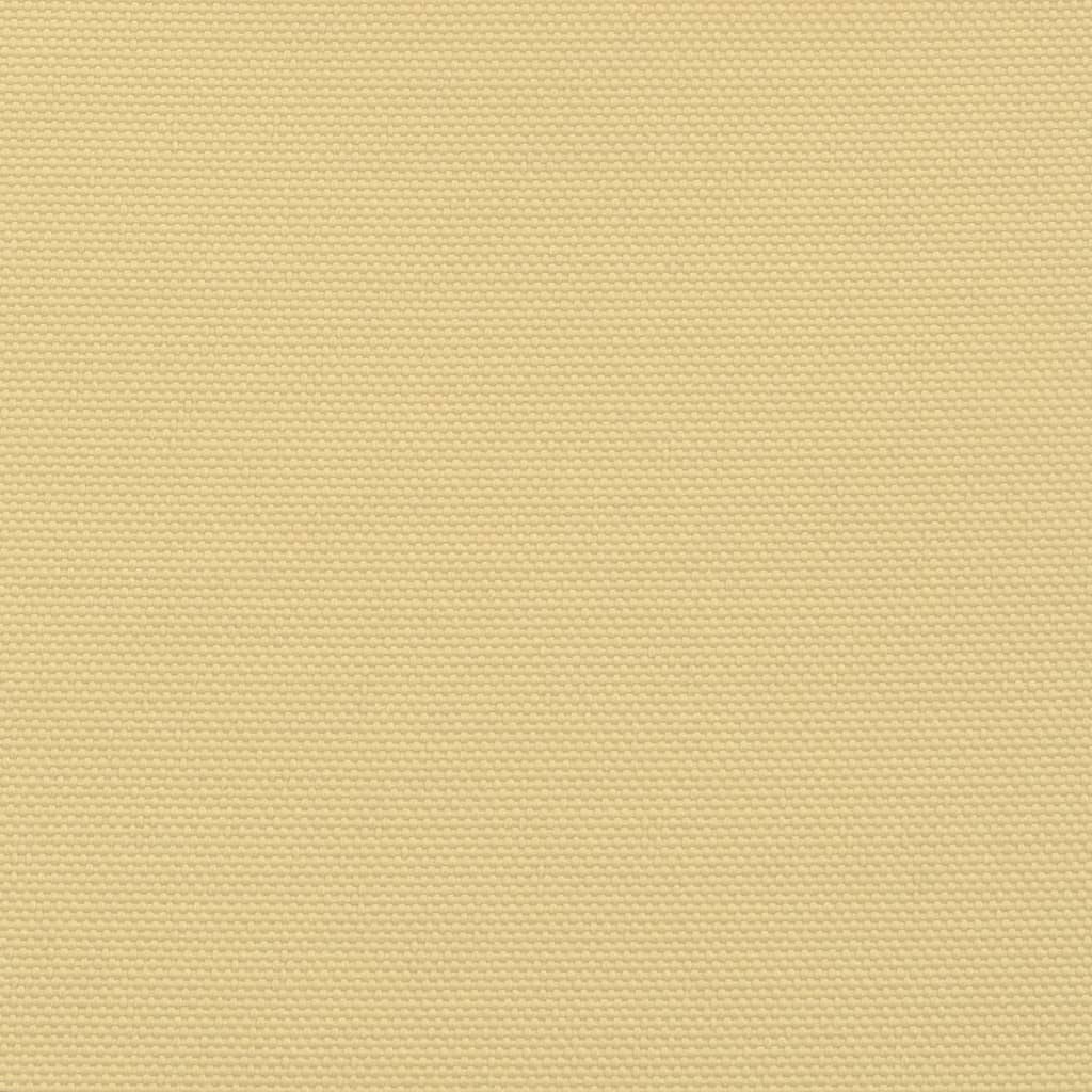 vidaXL Parawan balkonowy, piaskowy, 75x400 cm, 100% poliester Oxford