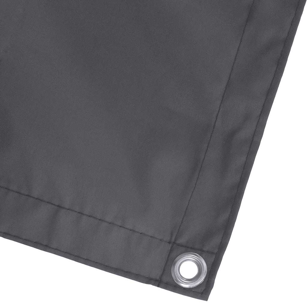 vidaXL Parawan balkonowy, antracyt, 120x800 cm, 100% poliester Oxford