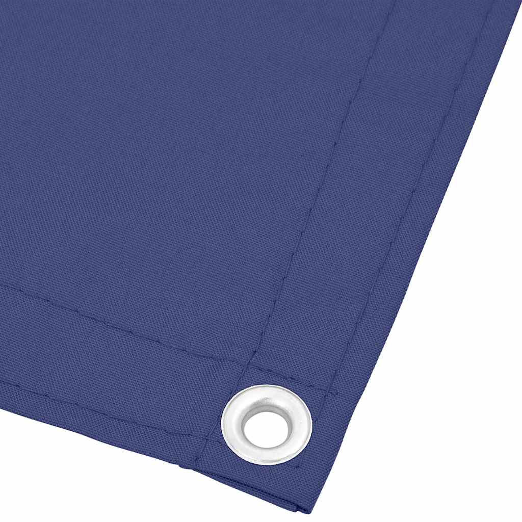 vidaXL Parawan balkonowy, niebieski, 120x700 cm, 100% poliester Oxford