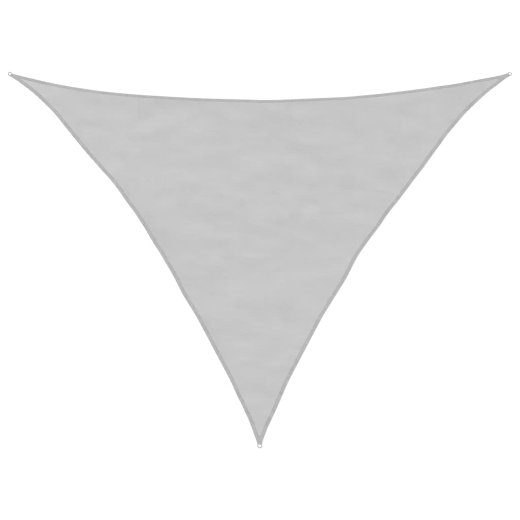 vidaXL Żagiel przeciwsłoneczny, jasnoszary, 2,5x2,5x3,5 m, poliester