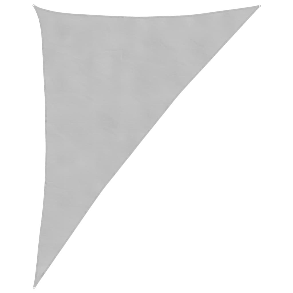 vidaXL Żagiel przeciwsłoneczny, jasnoszary, 4x5x6,4 m, 100% poliester