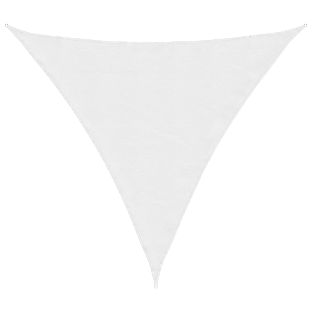 vidaXL Żagiel przeciwsłoneczny, biały, 2x2x2 m, 100% poliester