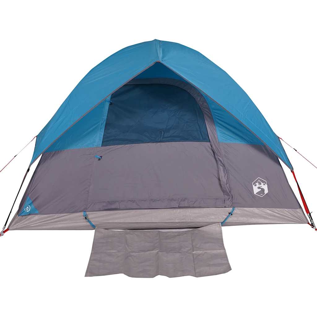 vidaXL Namiot turystyczny, kopułowy, 3-os., niebieski, wodoszczelny