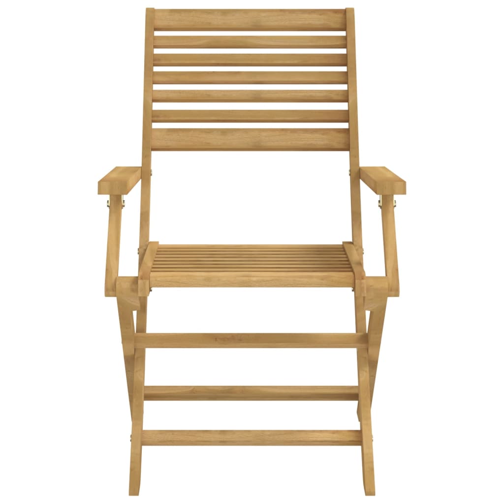 vidaXL Składane krzesła ogrodowe, 4 szt., 54,5x61,5x86,5 cm, akacja