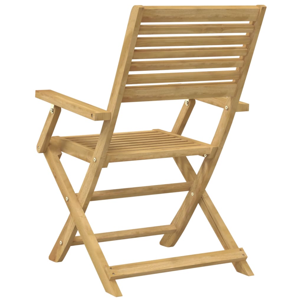 vidaXL Składane krzesła ogrodowe, 4 szt., 54,5x61,5x86,5 cm, akacja