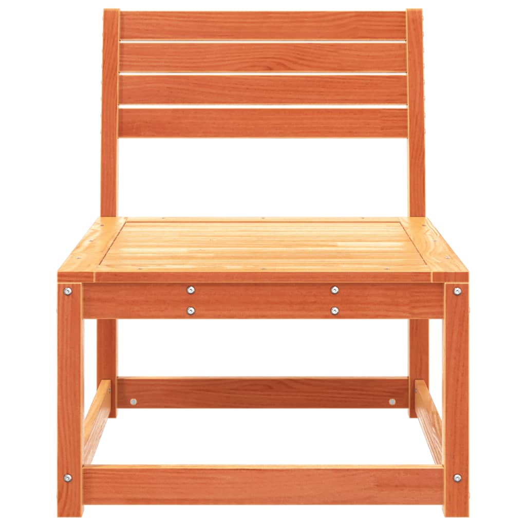 vidaXL Sofa ogrodowa, woskowy brąz, lite drewno sosnowe