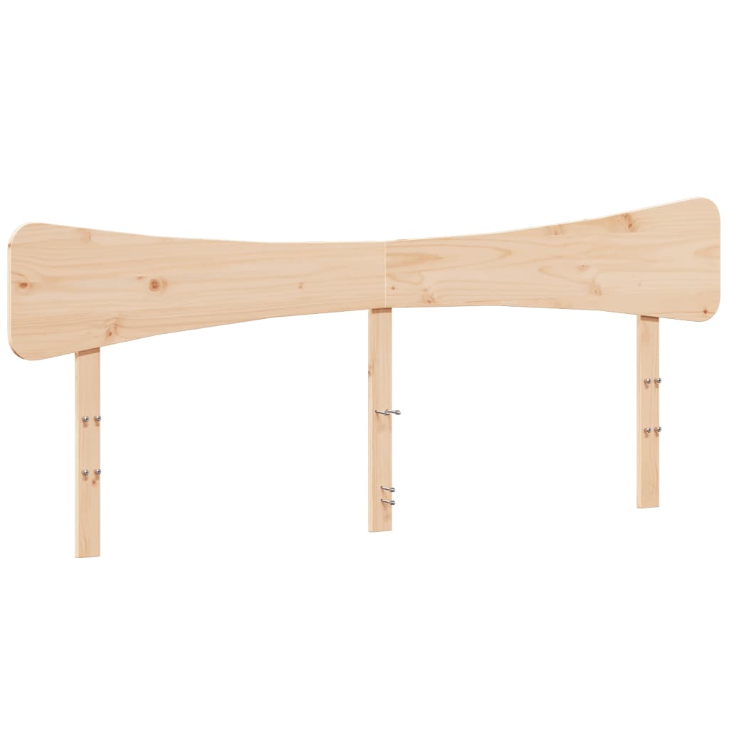 vidaXL Wezgłowie do łóżka, 200 cm, lite drewno sosnowe