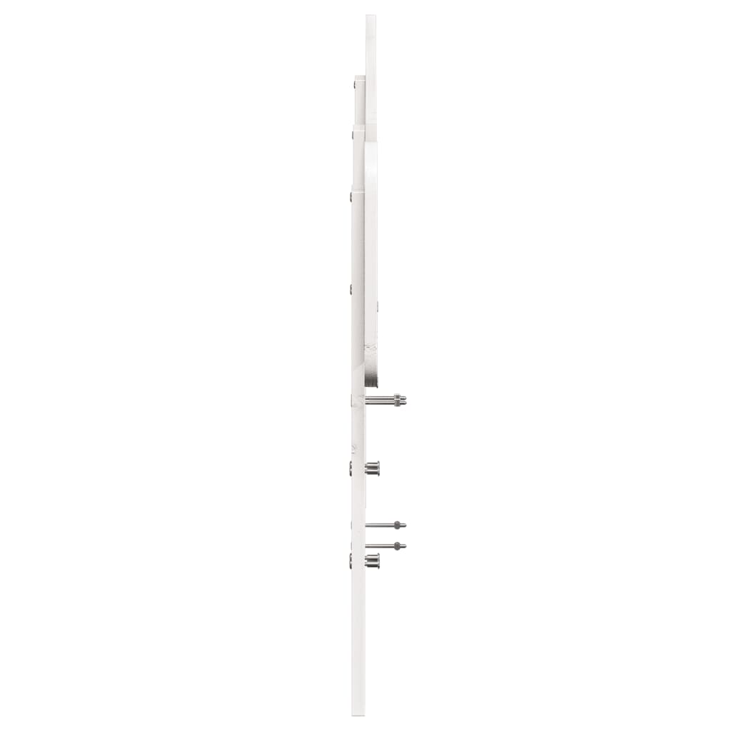 vidaXL Wezgłowie do łóżka, białe, 160 cm, lite drewno sosnowe