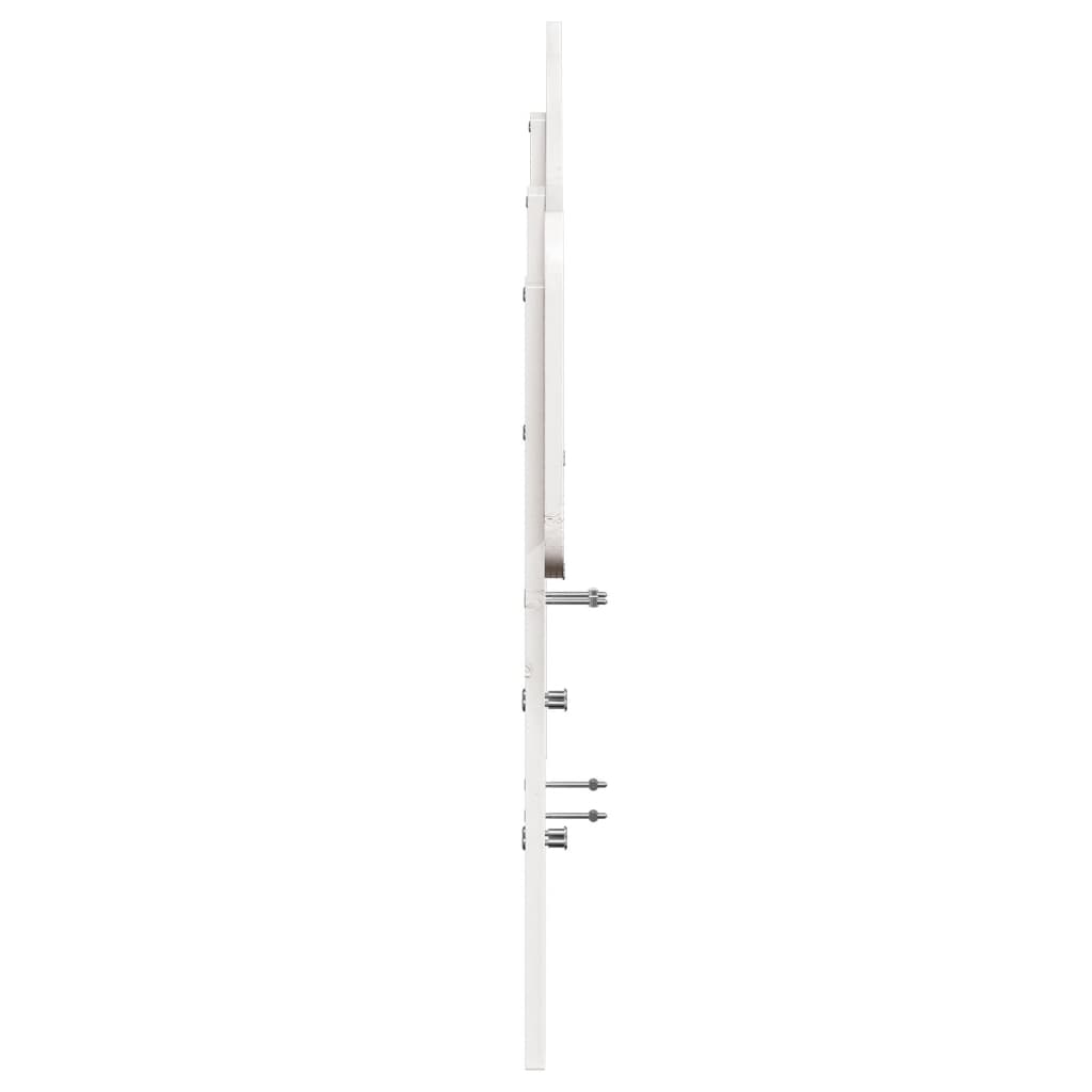 vidaXL Wezgłowie do łóżka, białe, 150 cm, lite drewno sosnowe