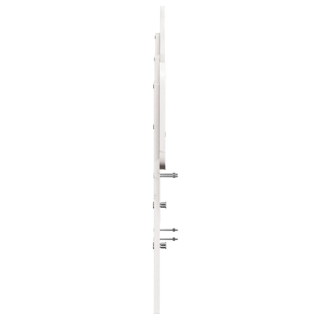 vidaXL Wezgłowie do łóżka, białe, 140 cm, lite drewno sosnowe