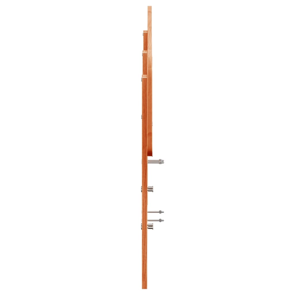 vidaXL Wezgłowie do łóżka, woskowy brąz, 140 cm, lite drewno sosnowe
