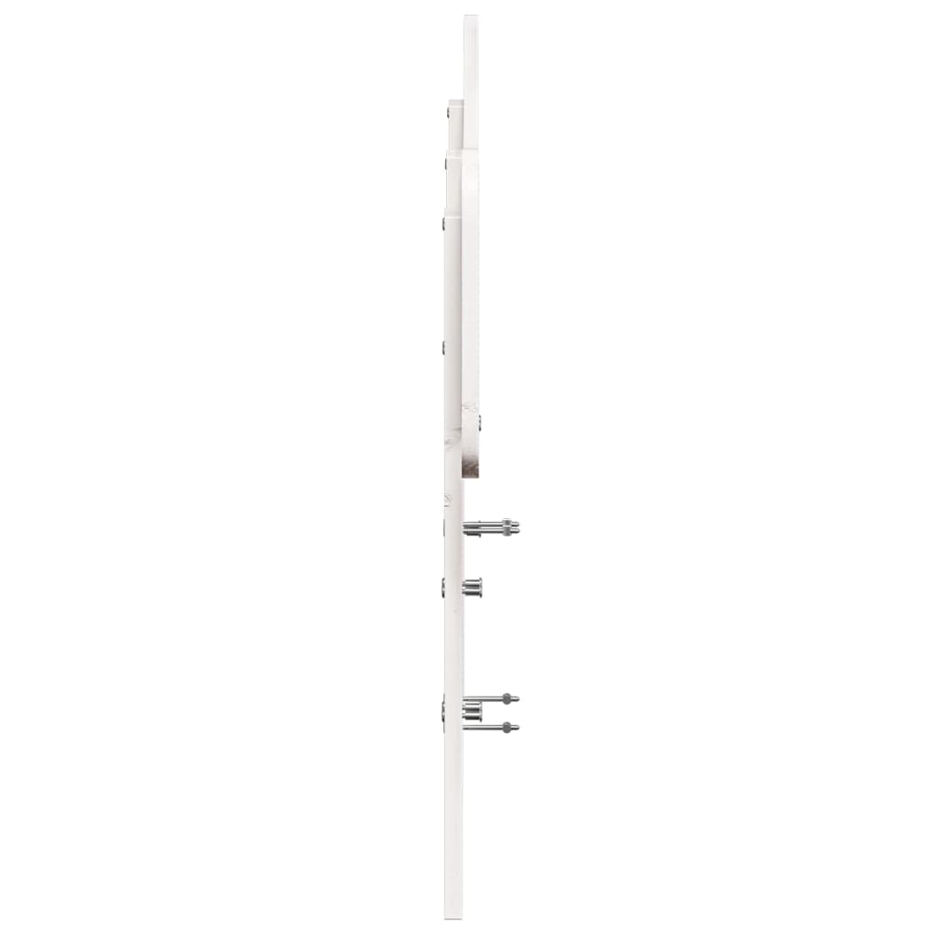vidaXL Wezgłowie do łóżka, białe, 135 cm, lite drewno sosnowe