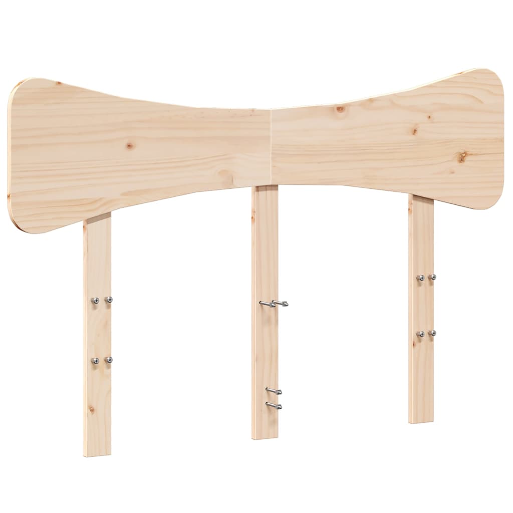 vidaXL Wezgłowie do łóżka, 120 cm, lite drewno sosnowe