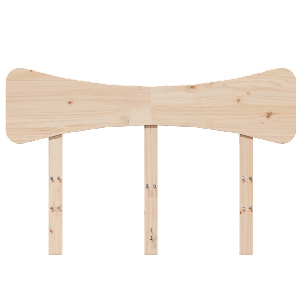 vidaXL Wezgłowie do łóżka, 120 cm, lite drewno sosnowe