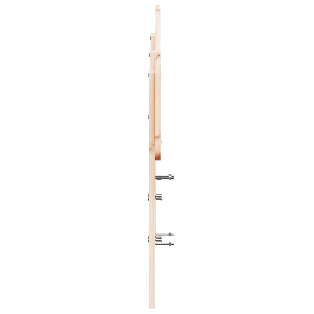 vidaXL Wezgłowie do łóżka, 120 cm, lite drewno sosnowe