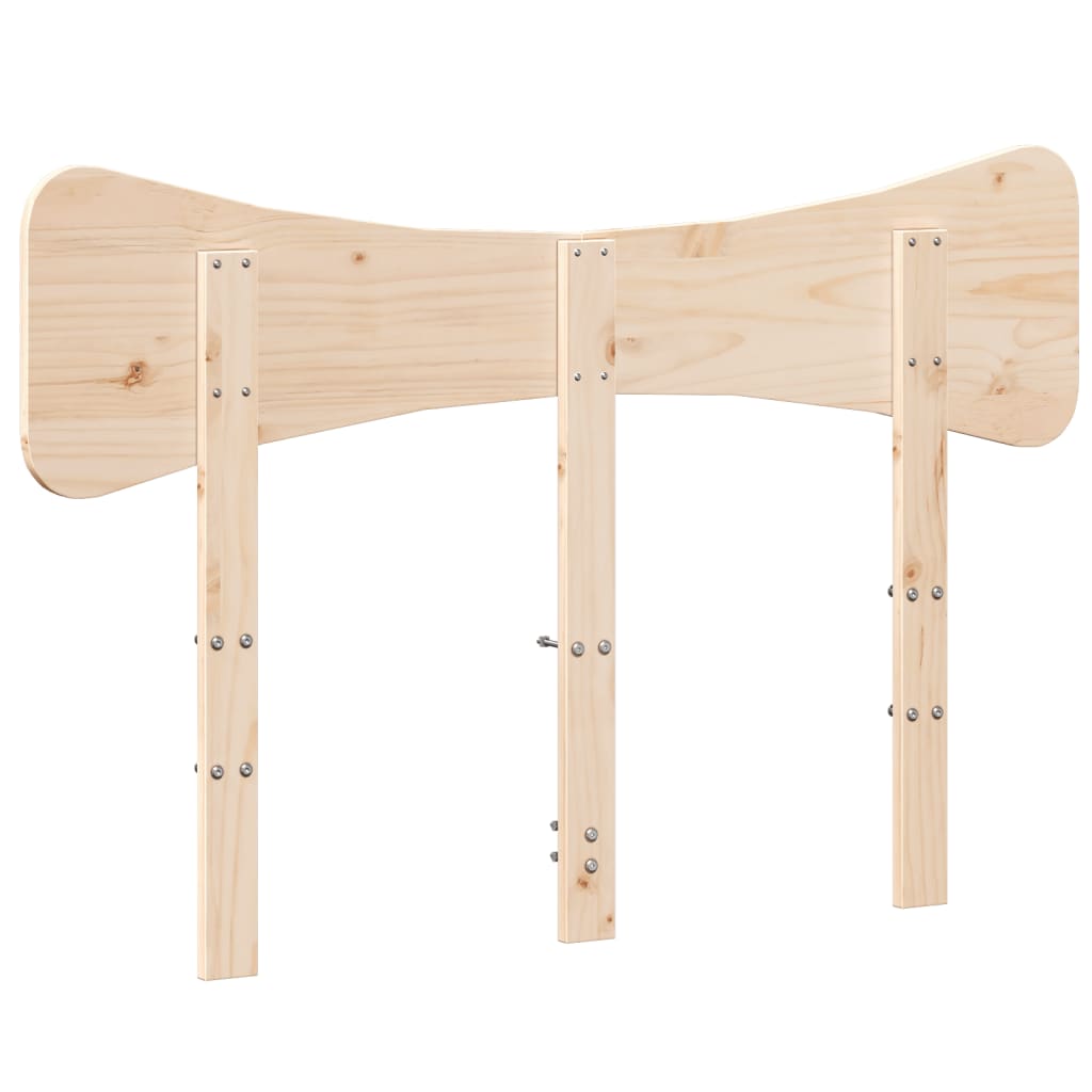 vidaXL Wezgłowie do łóżka, 120 cm, lite drewno sosnowe
