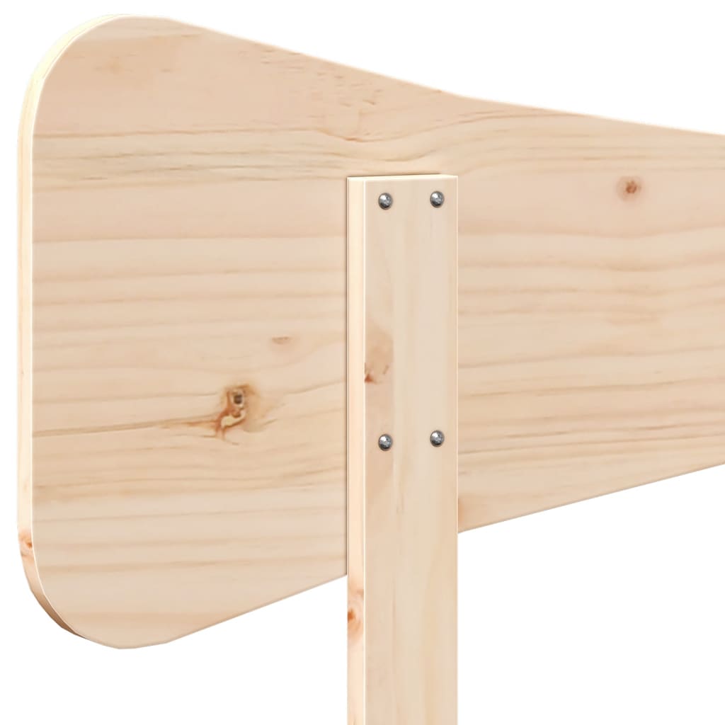 vidaXL Wezgłowie do łóżka, 120 cm, lite drewno sosnowe
