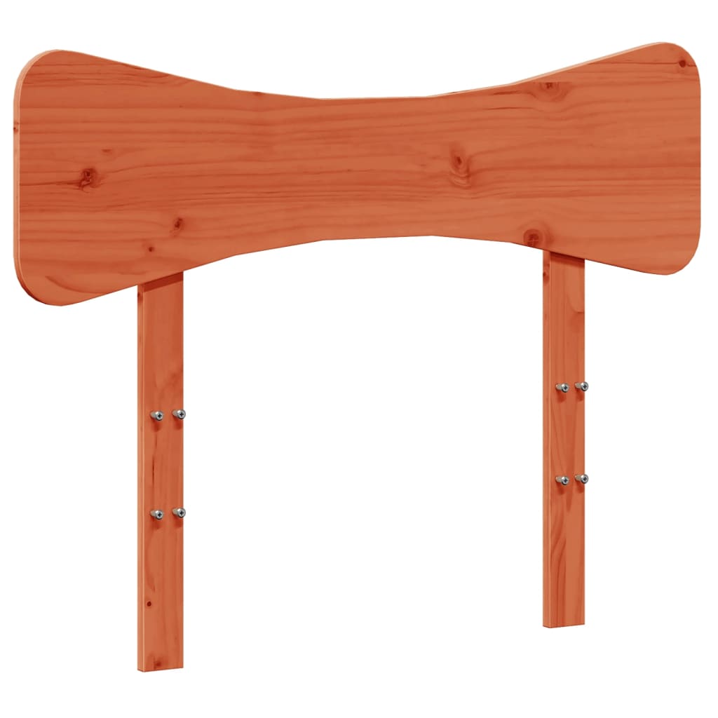 vidaXL Wezgłowie do łóżka, woskowy brąz, 100 cm, lite drewno sosnowe